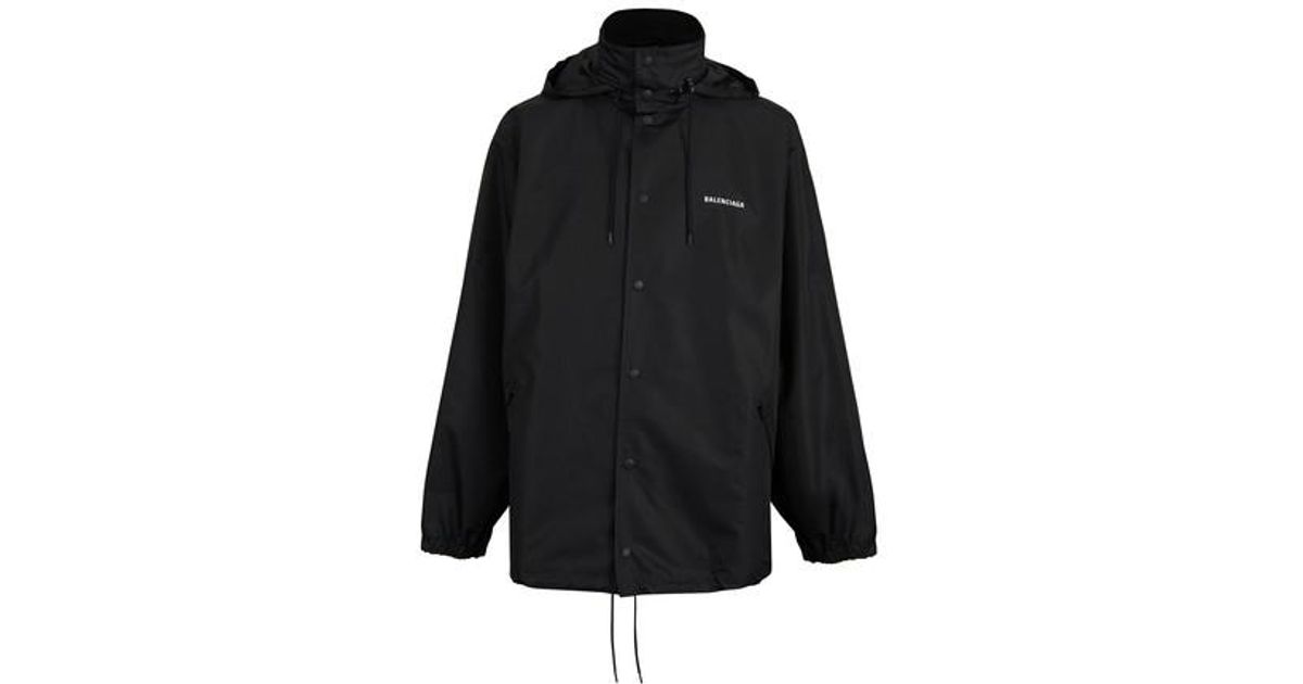 Balenciaga World Food Programme Raincoat in Black for Men Lyst