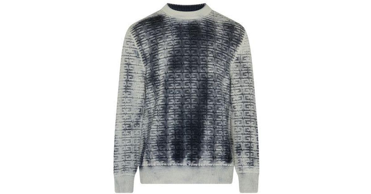 Givenchy Round Neck Sweater in Grey for Men Lyst Australia