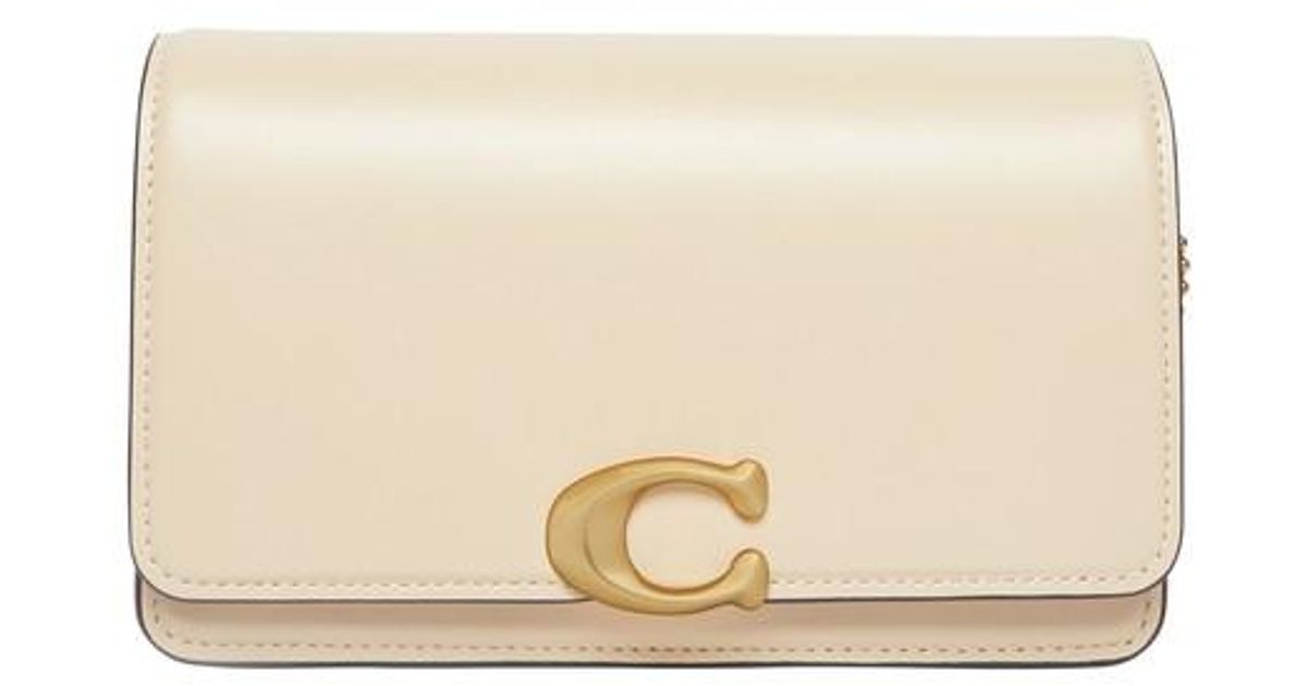COACH Luxe Refined Calf Leather Bandit Belt Bag in Natural | Lyst UK