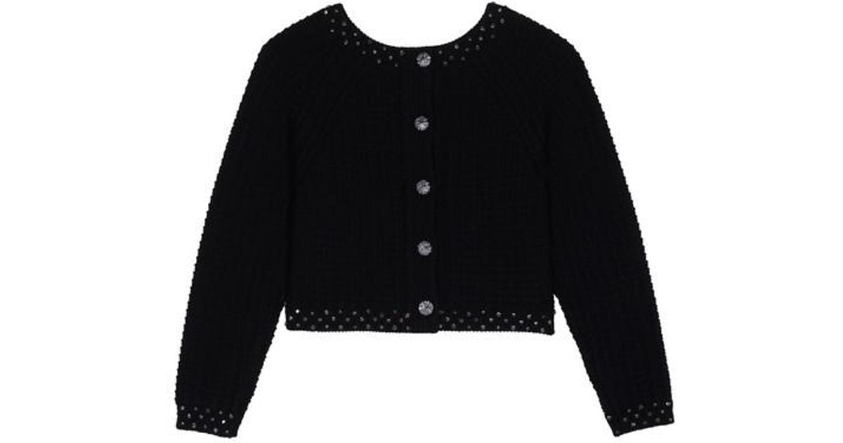 Ba&sh Oswald Cardigan in Black