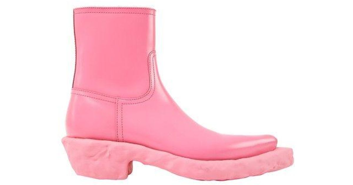 Camper Venga Cowboy Boots in Pink | Lyst