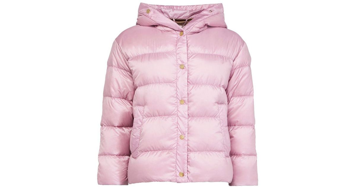 Max Mara Seigo Puffer Jacket in Pink | Lyst