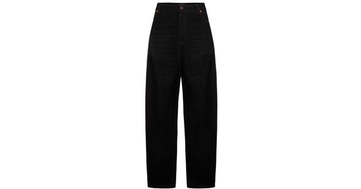Balenciaga Baggy Jeans in Black for Men | Lyst