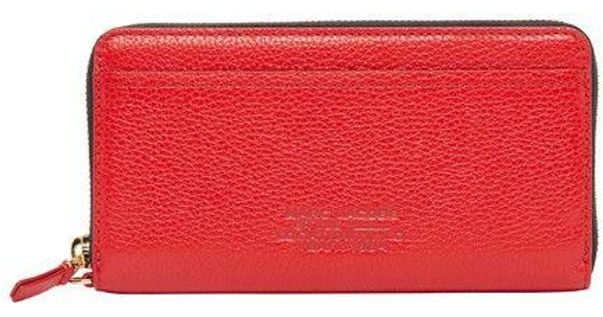 Marc Jacobs The Continental Wristlet Wallet in Red | Lyst