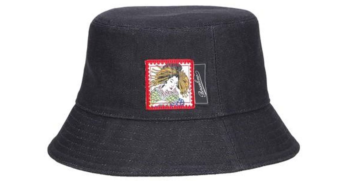 Borsalino Bucket Geisha in Denim (Blue 