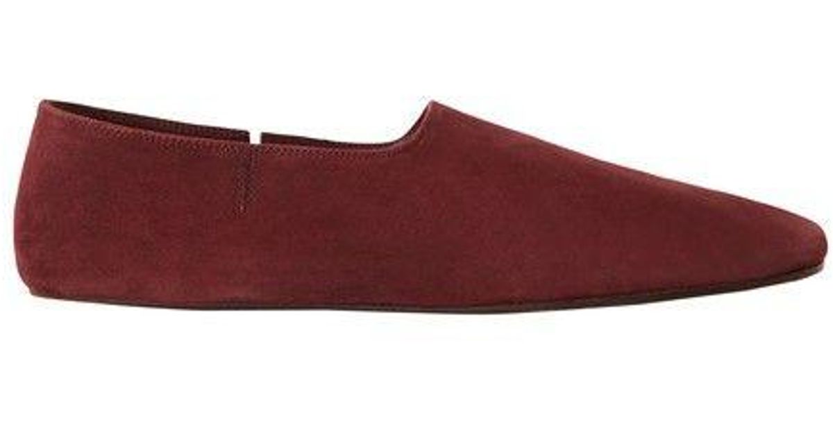 Loro Piana Gravina Loafers in Red | Lyst