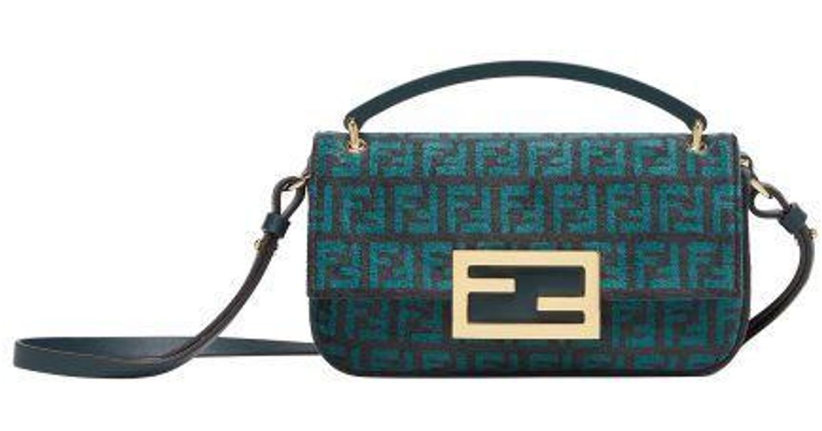 Fendi Baguette Phone Pouch in Blue | Lyst