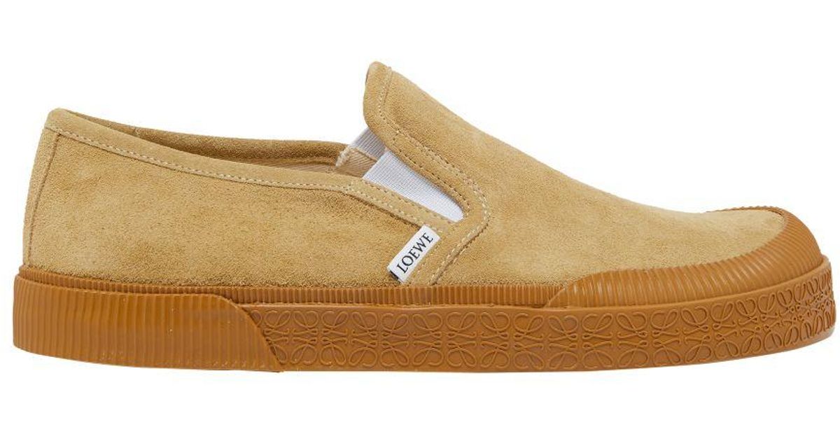 Loewe X Paula's Ibiza Terra Vulca Slip-on Sneakers in Natural for Men ...