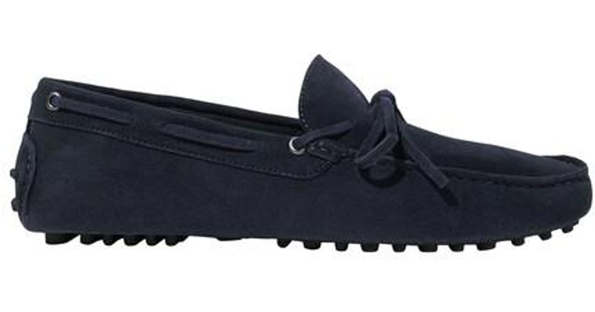 SCAROSSO James Loafers in Blue Suede (Blue) for Men | Lyst