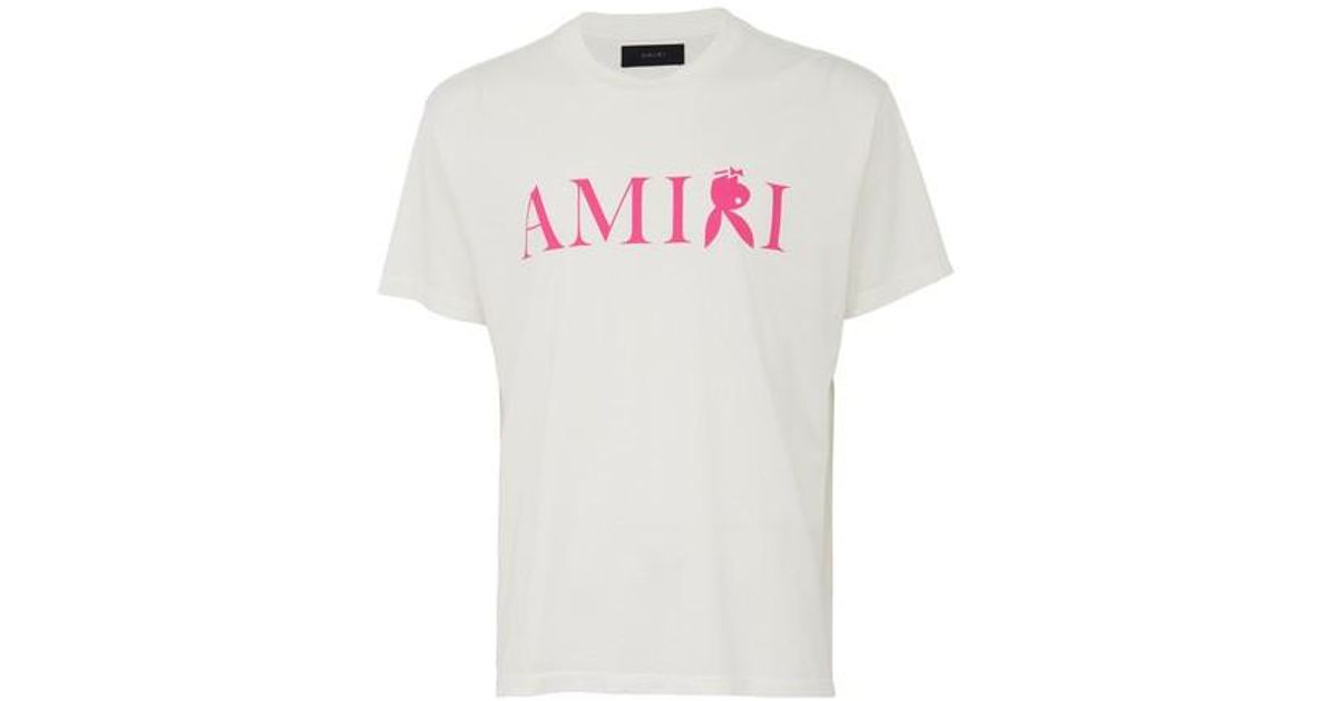 Amiri Reverse Bunny Tee in White for Men | Lyst