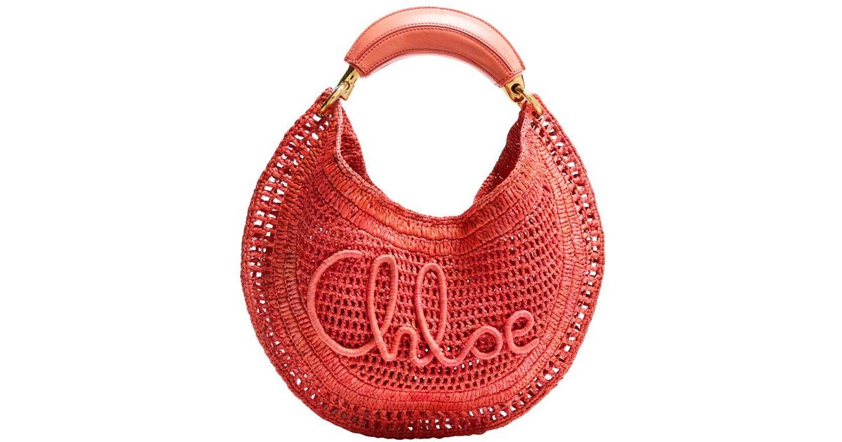 Chloé Summer Banana Bag in Red | Lyst