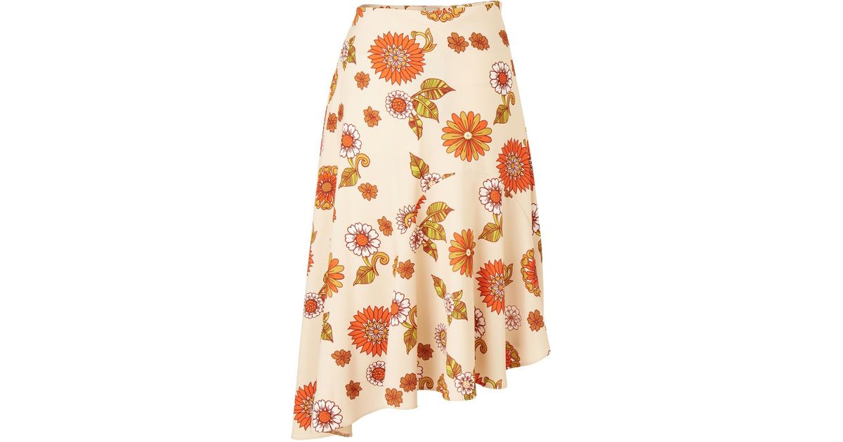 Dodo Bar Or Kathy Printed Skirt in Orange - Save 1% - Lyst
