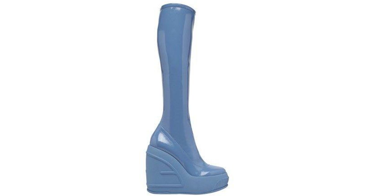 fendi patent leather boots
