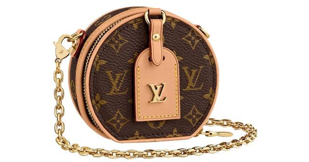 Louis Vuitton Canvas Boite Chapeau Necklace | Lyst