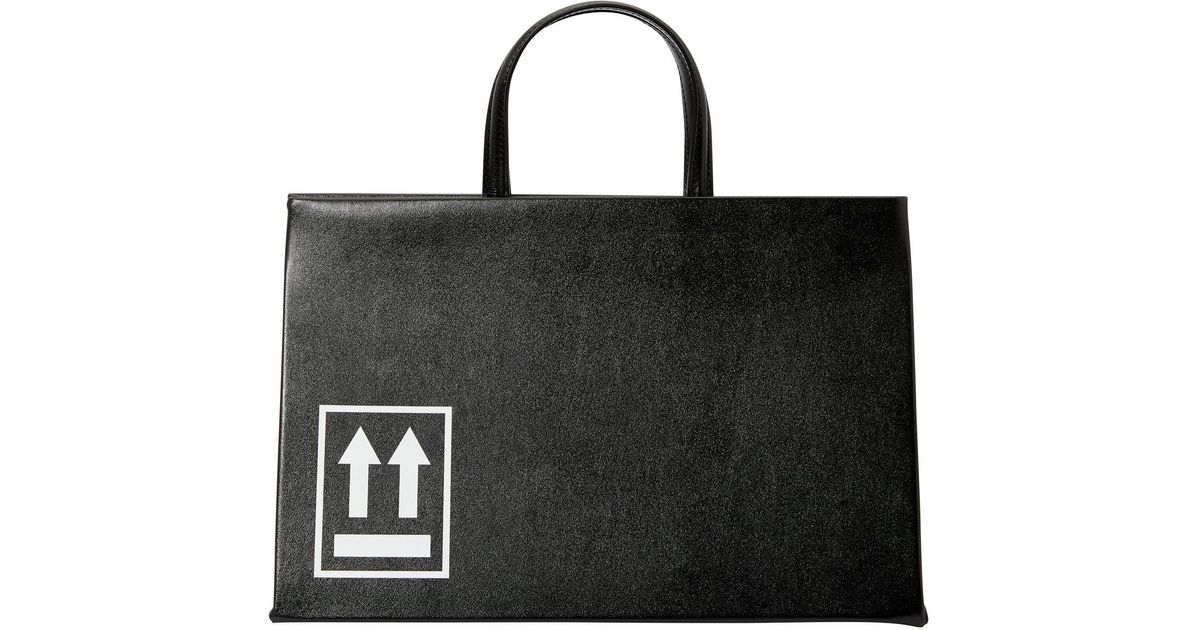 off white box tote
