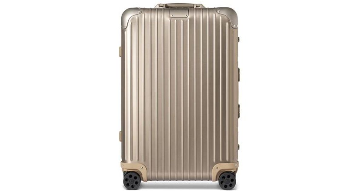 large rimowa suitcase