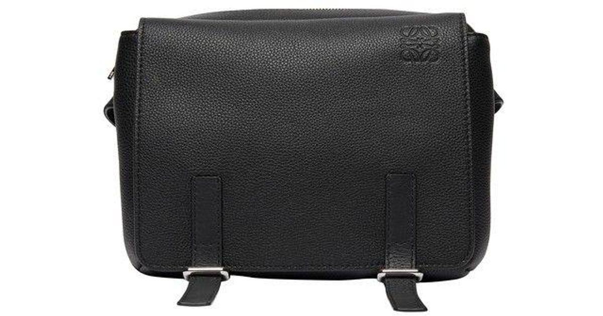 Loewe Xs Military Messenger Bag in Black for Men Lyst