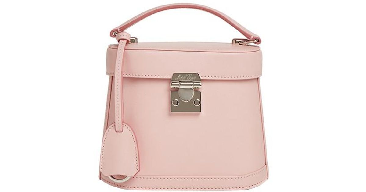Mark Cross Leather Archive Benchley Mini in Pink | Lyst