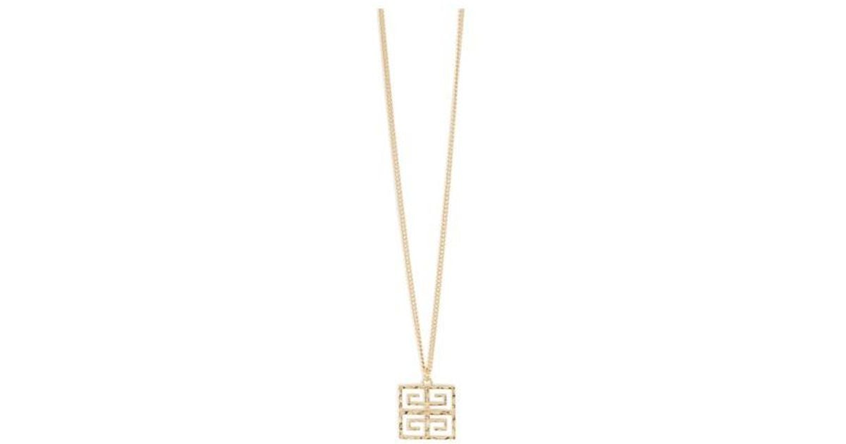 Givenchy 4g Logo Necklace in Gold ...