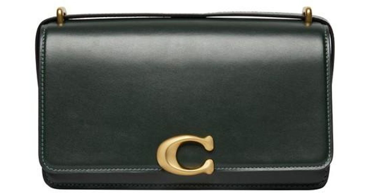 COACH Luxe Refined Calf Leather Bandit Shoulder Bag in Green Lyst Canada