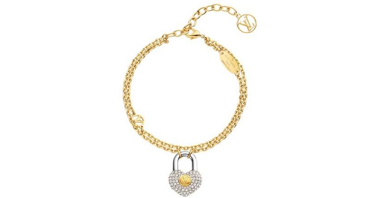 Louis Vuitton, Jewelry, Authentic Louis Vuitton Crazy In Lock Charm  Bracelet
