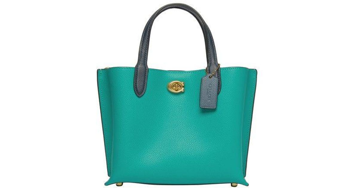 COACH Willow Tote Bag 24 in Green Lyst