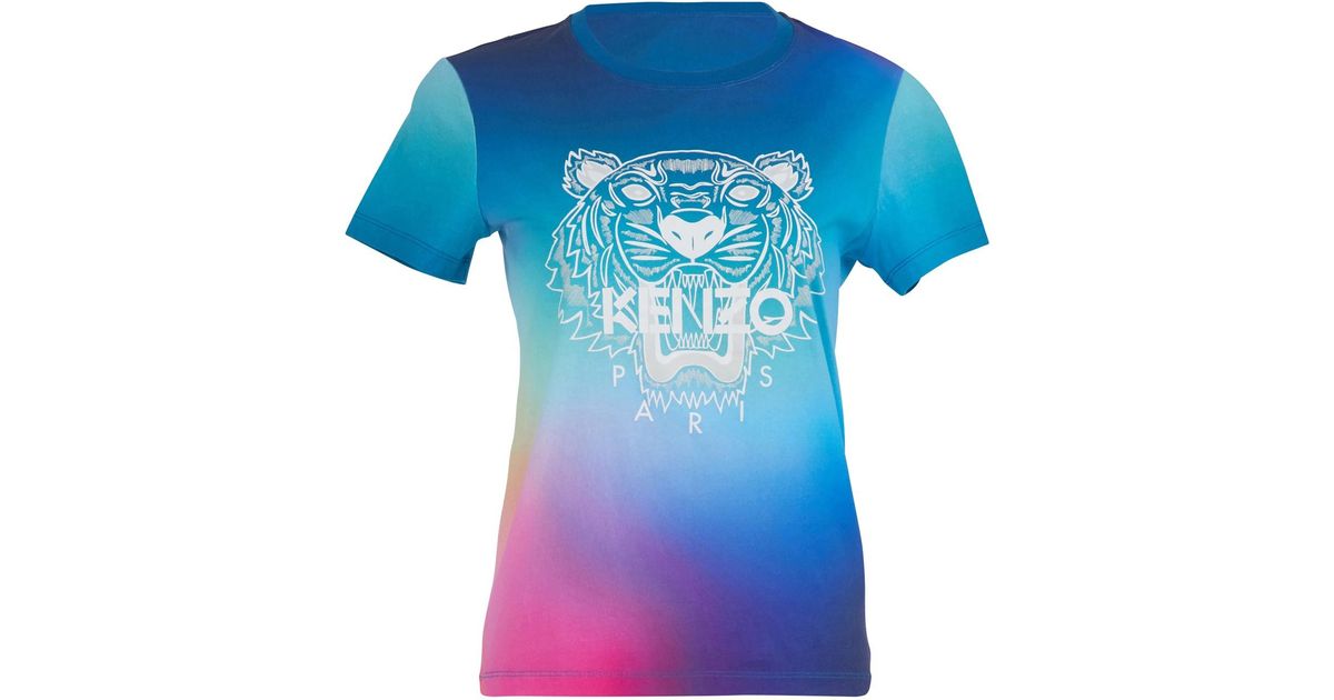 kenzo rainbow t shirt