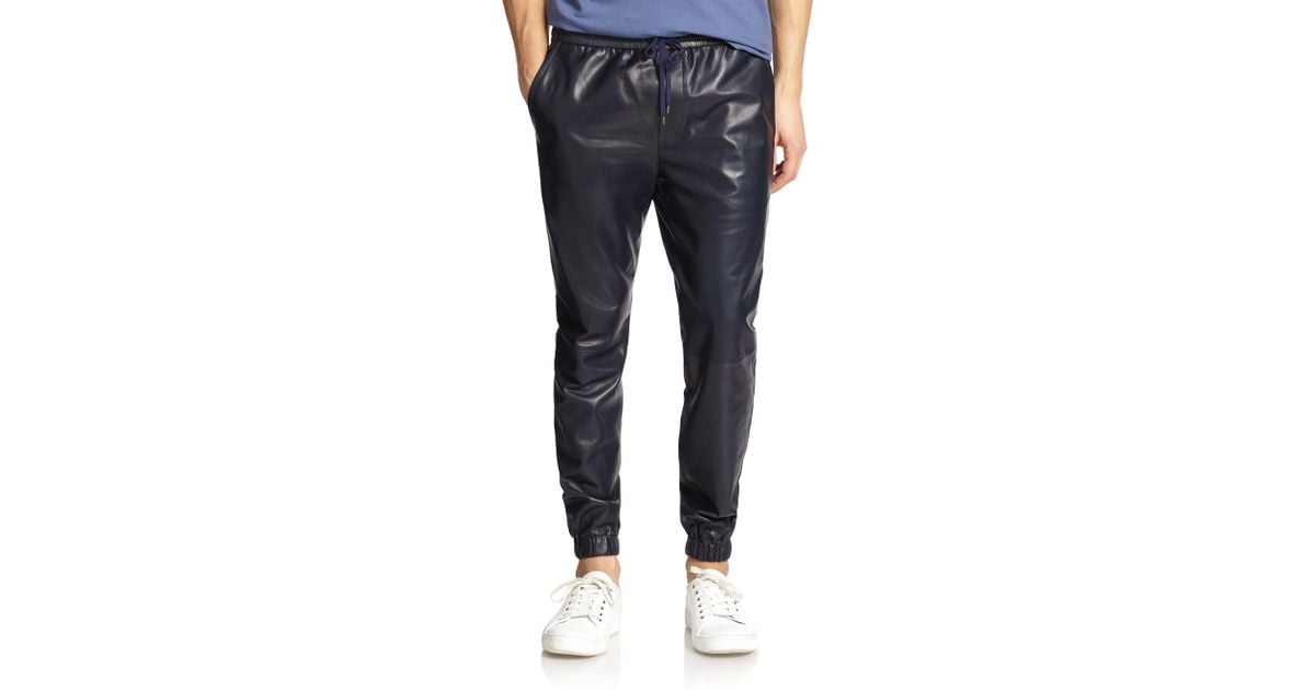 blue jogger pants