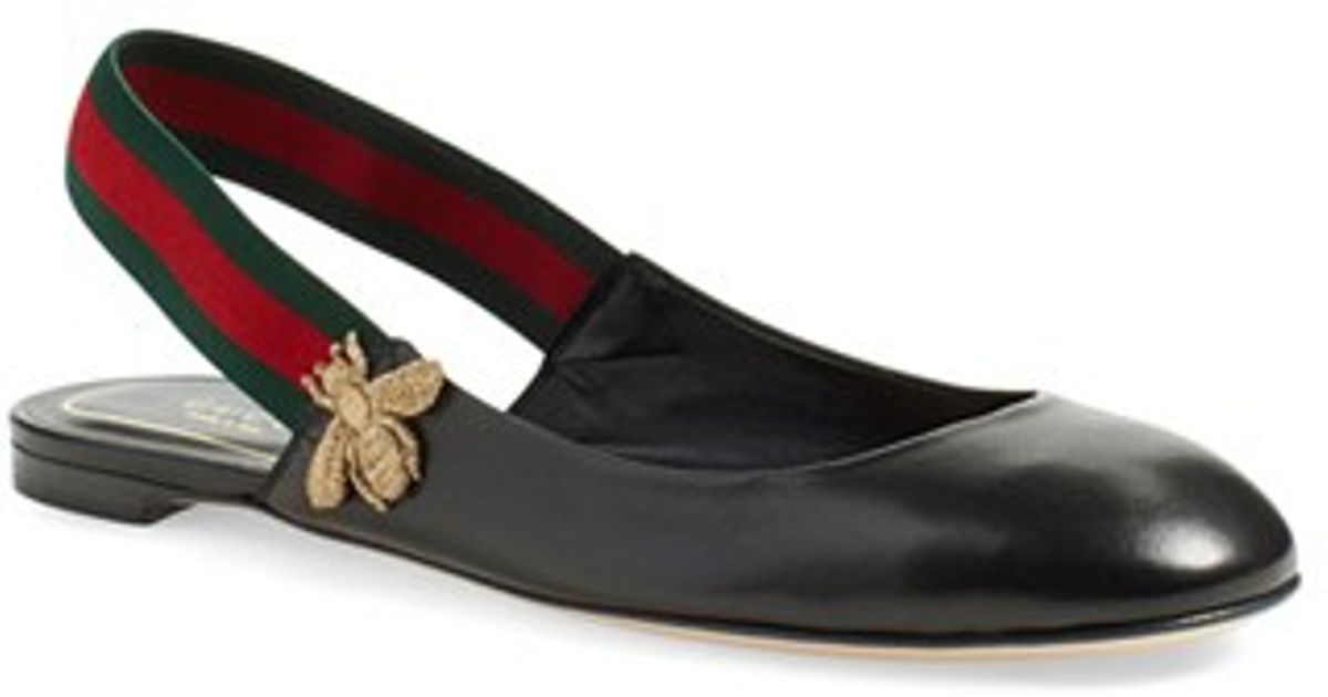 gucci bayadere ballet flats