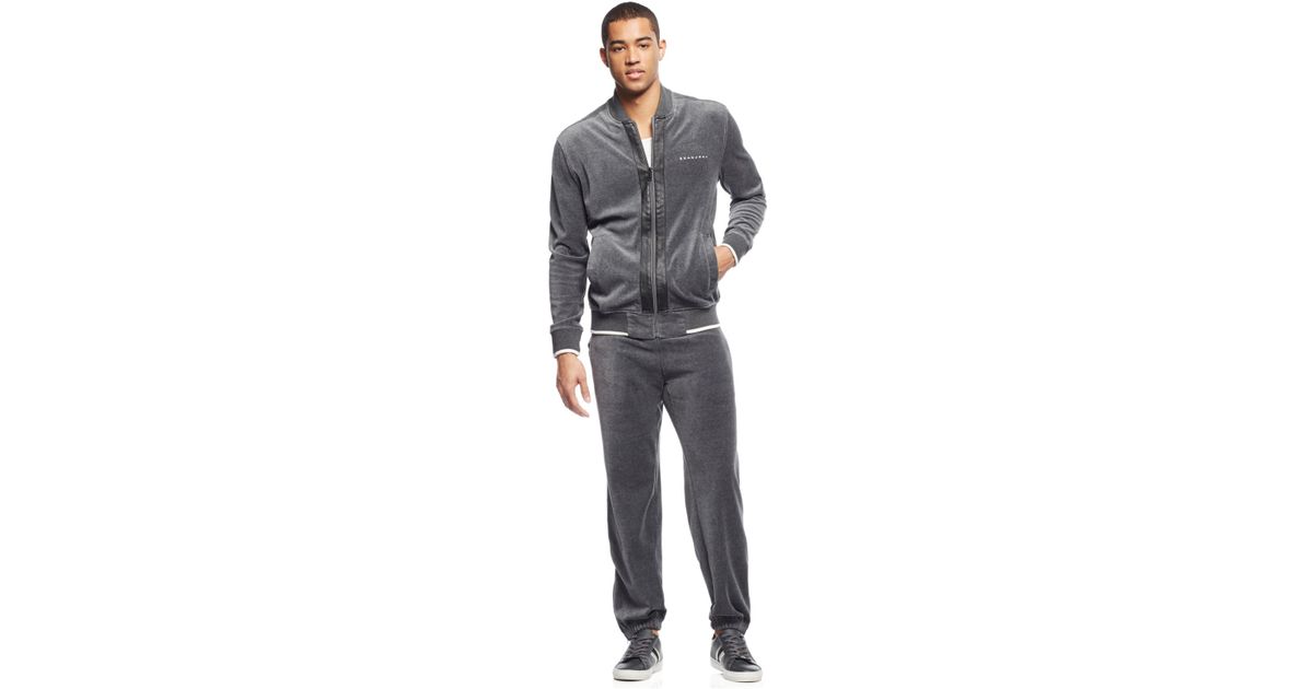 sean john velour track pants