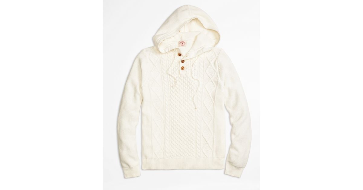 henley hooded sweater