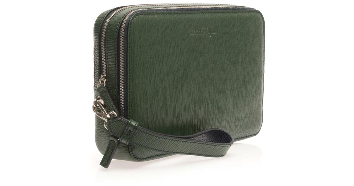 leather pouch bag for men