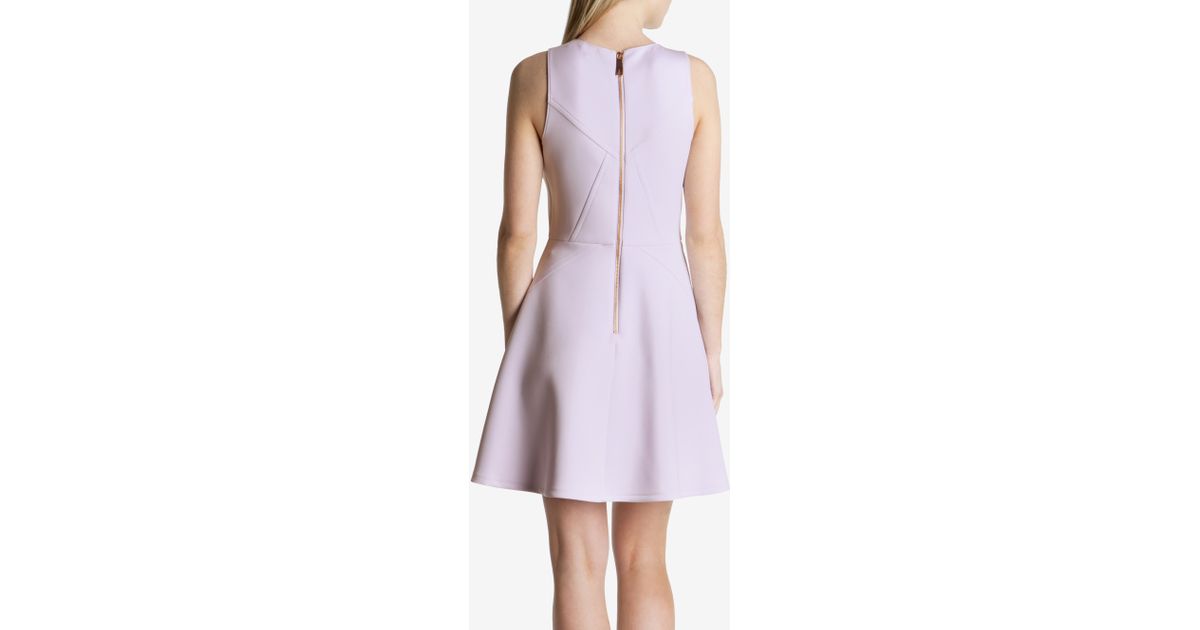 light purple skater dress