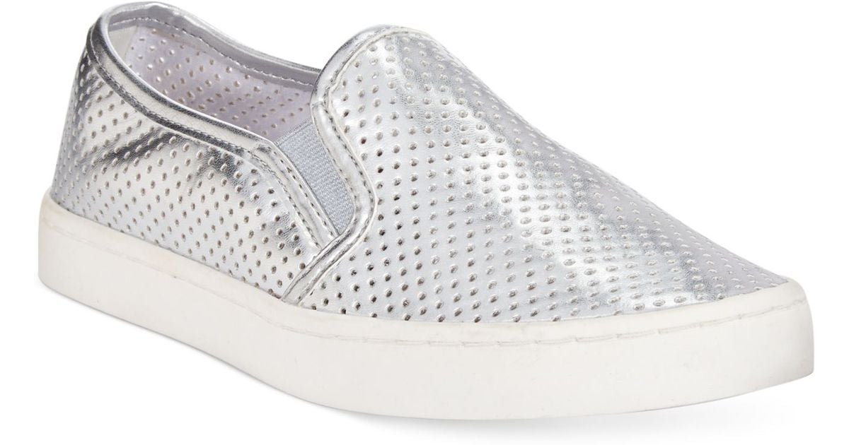 report black slip on sneakers