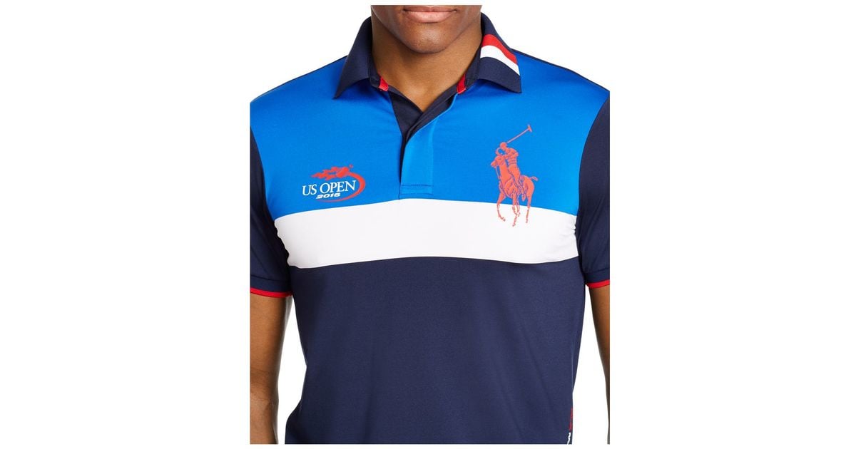 Lauren Ralph Men Polo Airflow Rlx Ball Blue Us Open Boy For y7f6IYgvbm