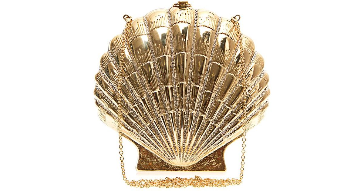 gold shell clutch