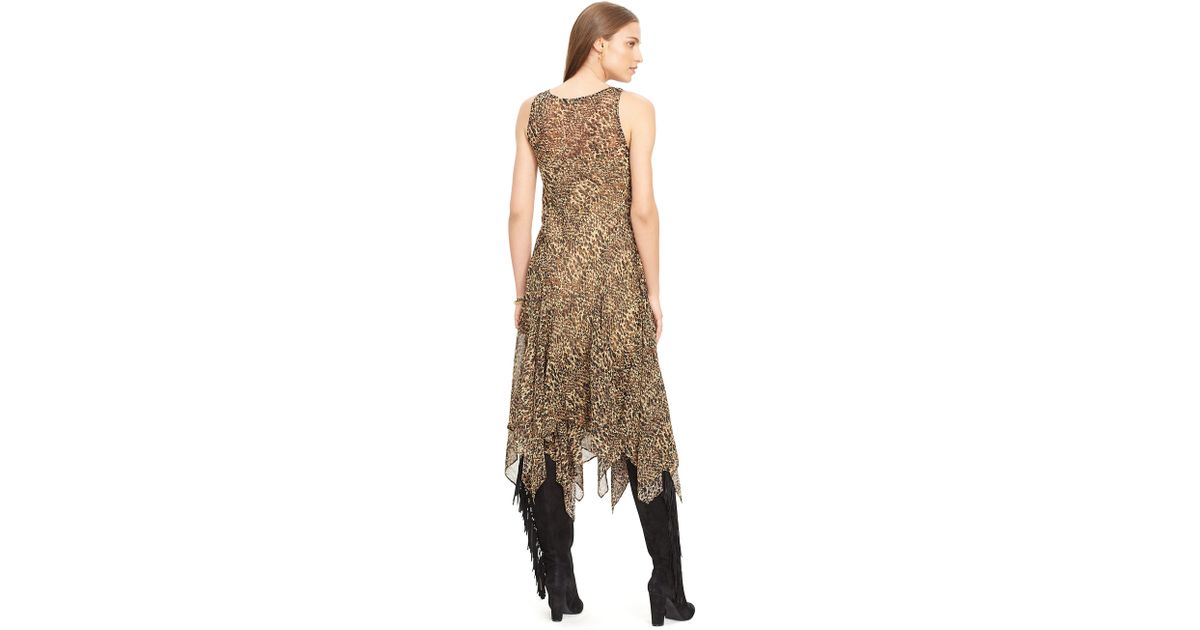 ralph lauren leopard print dress