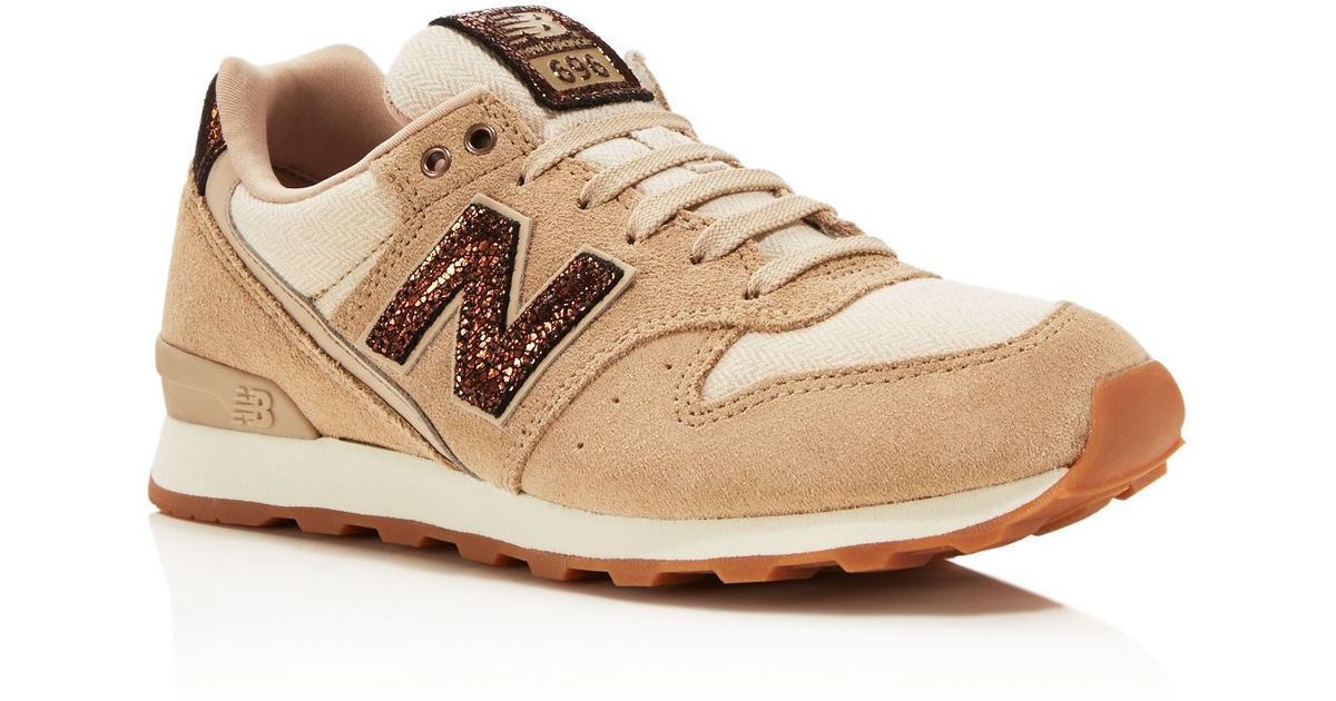 New Balance Suede 696 Tomboy Lace Up 