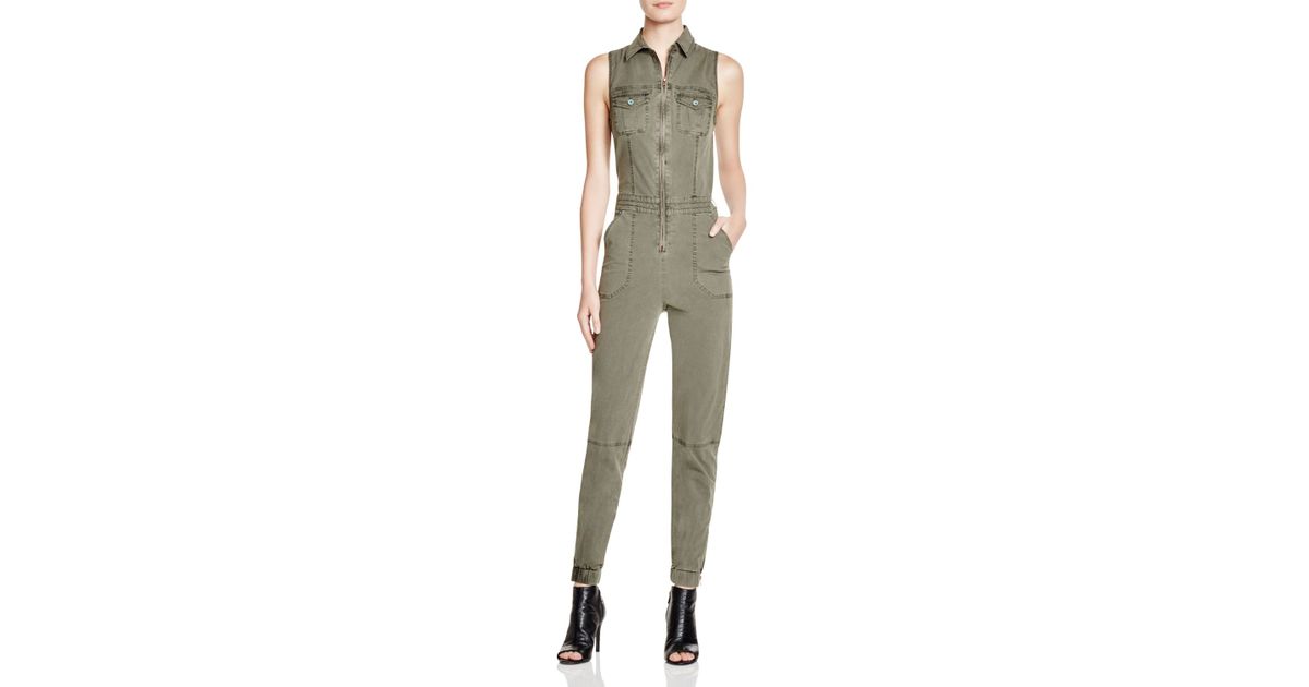 guess green jumpsuit