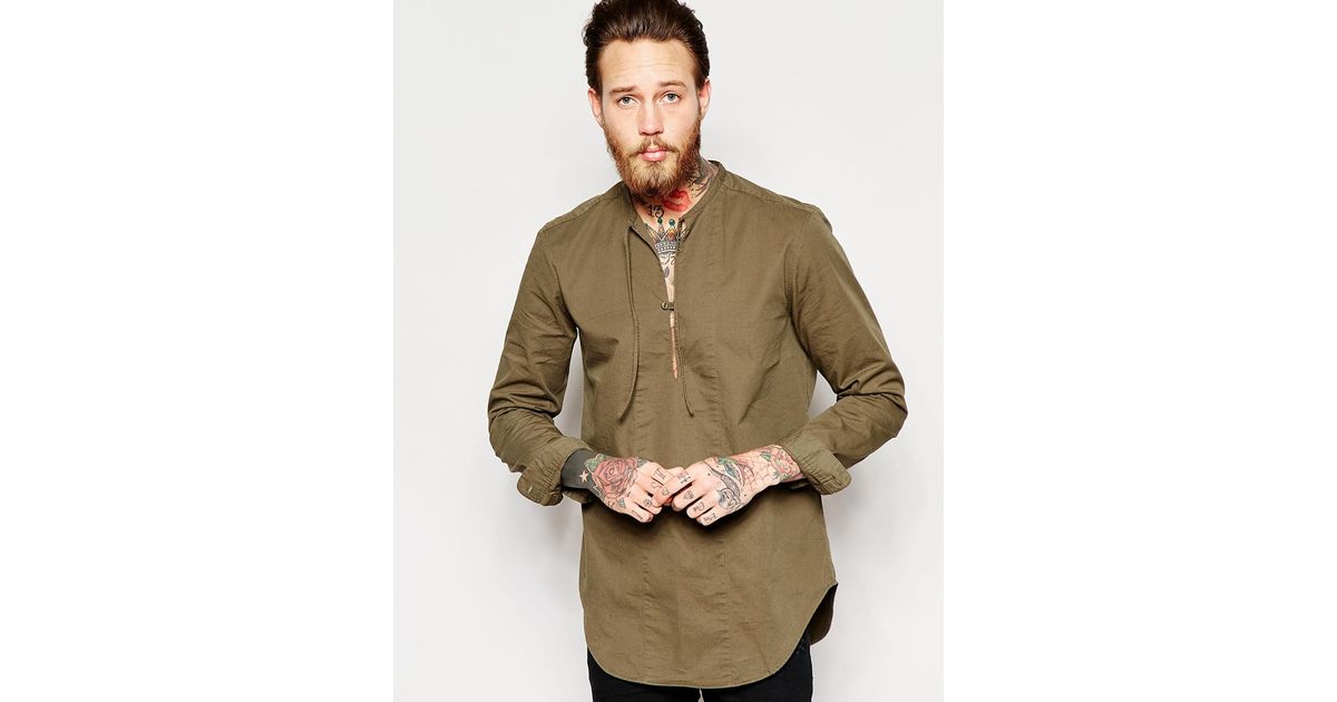 Get Black Shirt Khaki Pants Tie Background