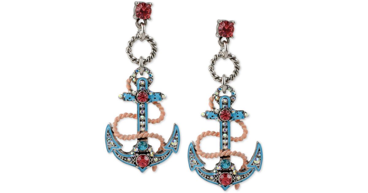 blue by betsey johnson silver