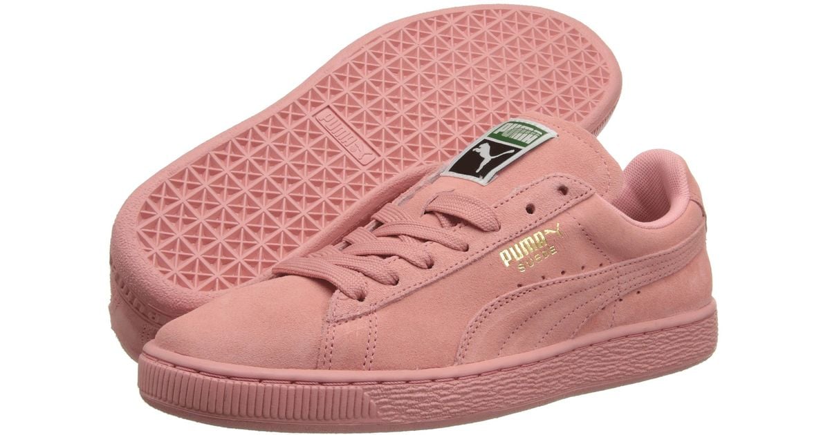 puma suede pastel pink