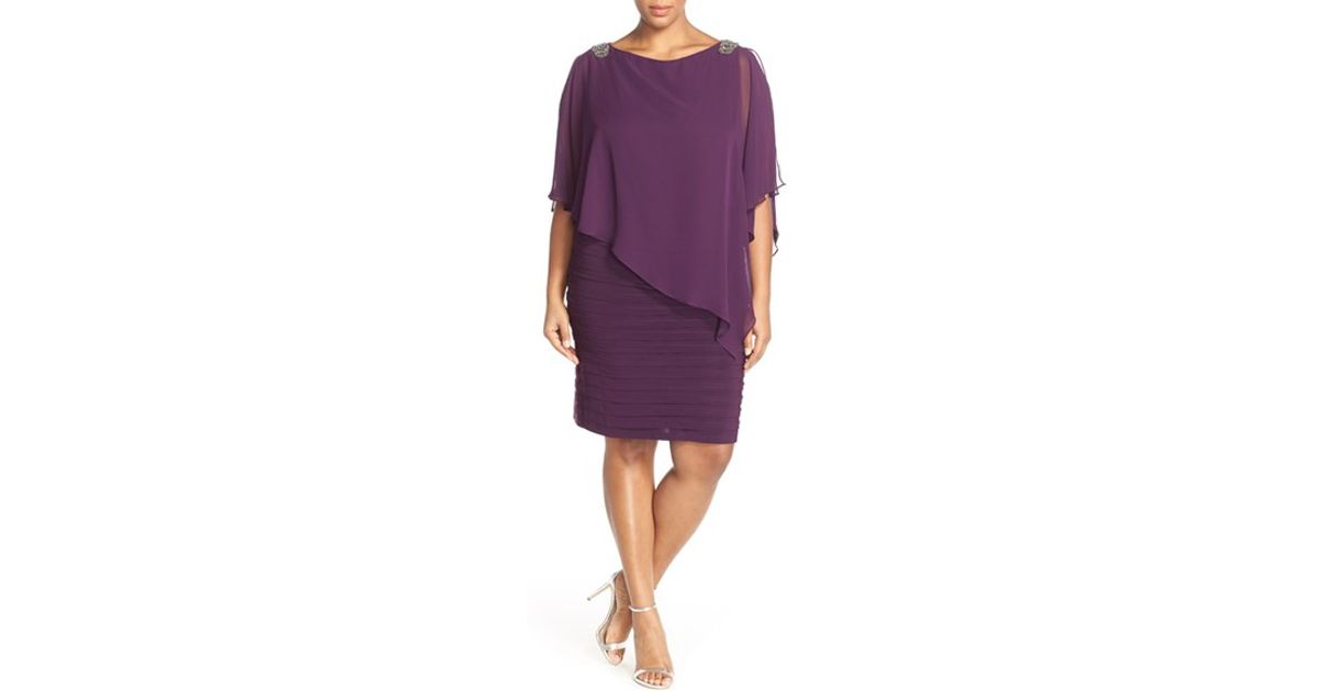 Xscape Purple Dress