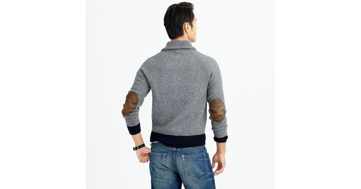 J.Crew Wallace & Barnes Boiled Wool SweaterJacket in Gray for Men Lyst