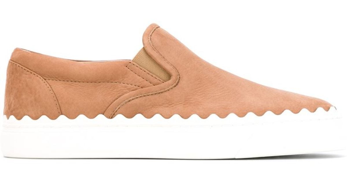 ivy' Slip-on Sneakers in Natural - Lyst