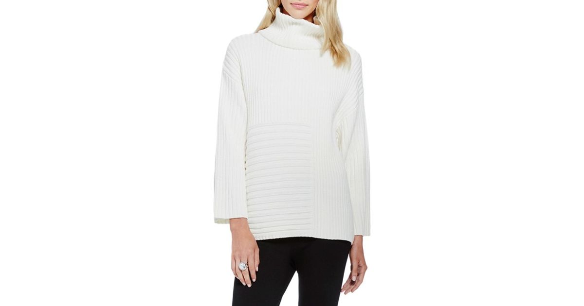 vince camuto funnel neck sweater