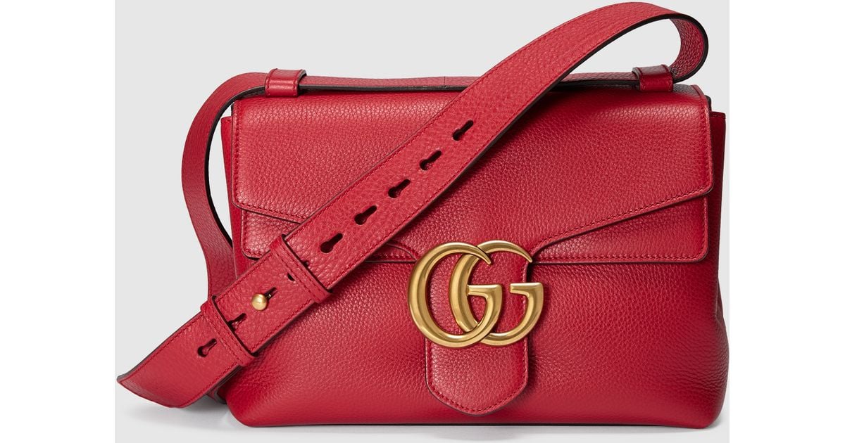gucci shoulder bag red