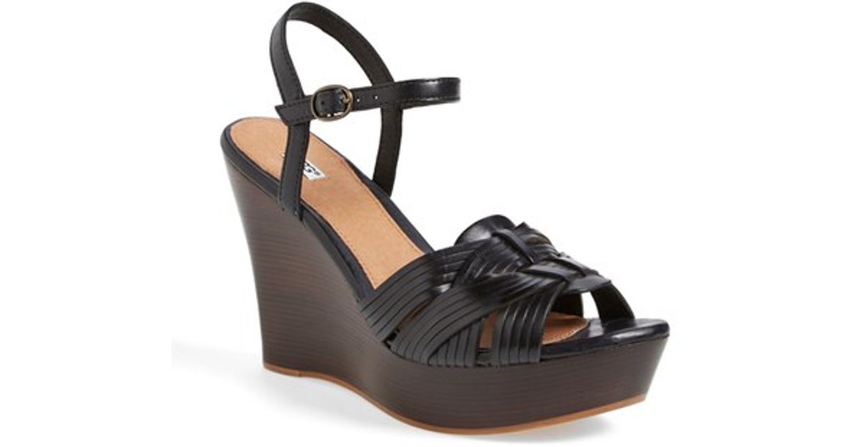 Lyst - Ugg 'Allvey' Platform Wedge Sandal in Black
