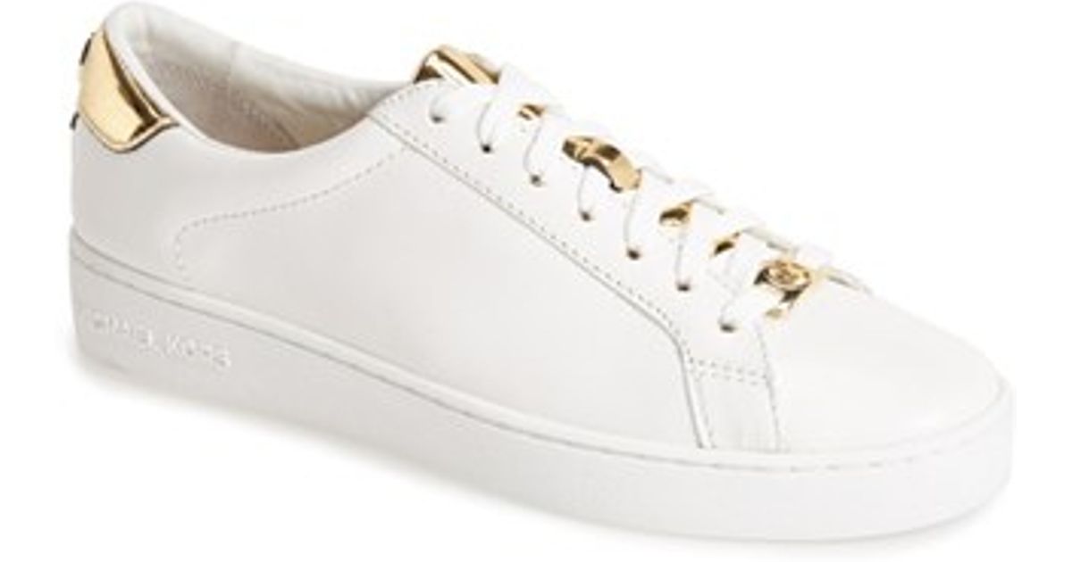 Irving' Leather Sneaker in Natural 
