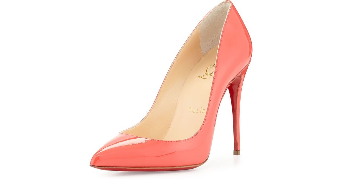 christian louboutin pigalle follies patent leather pumps